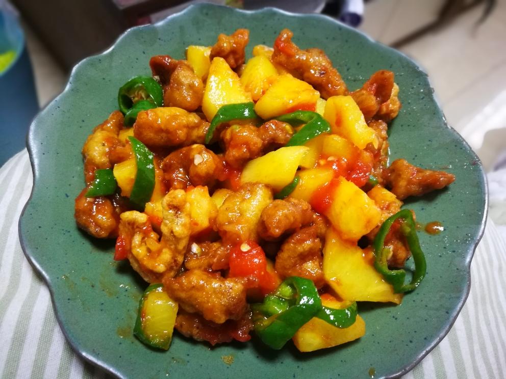 想想菠萝咕噜肉的做法