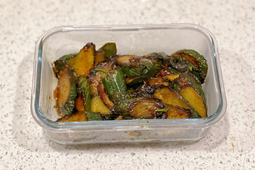 紫苏煎黄瓜
