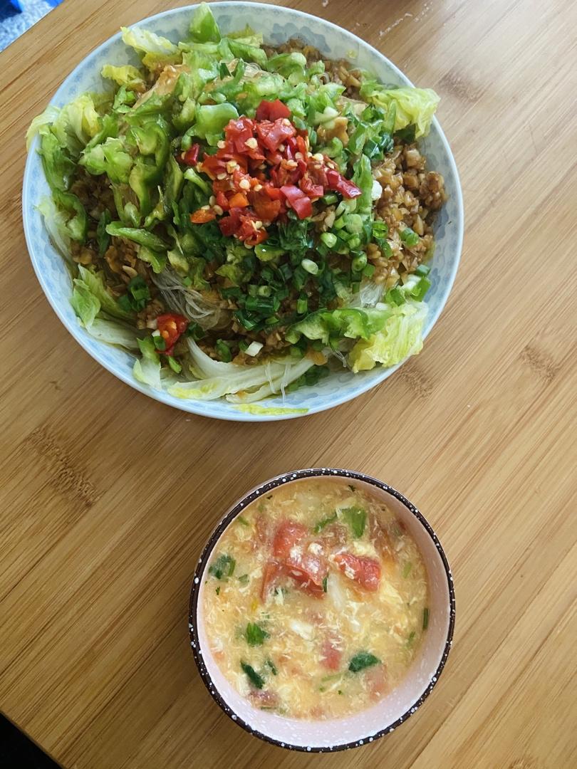 蕃茄鸡蛋面疙瘩