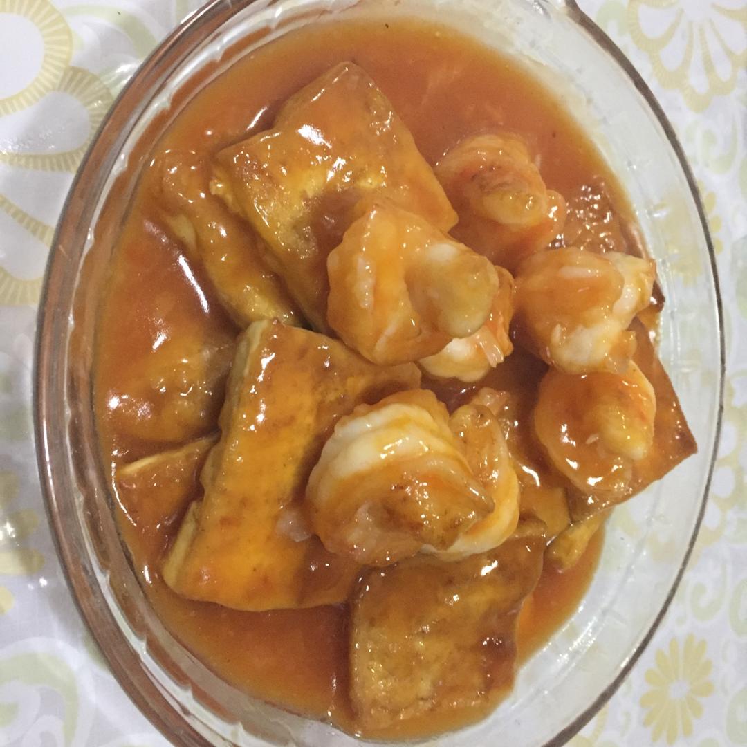 鲜虾番茄豆腐