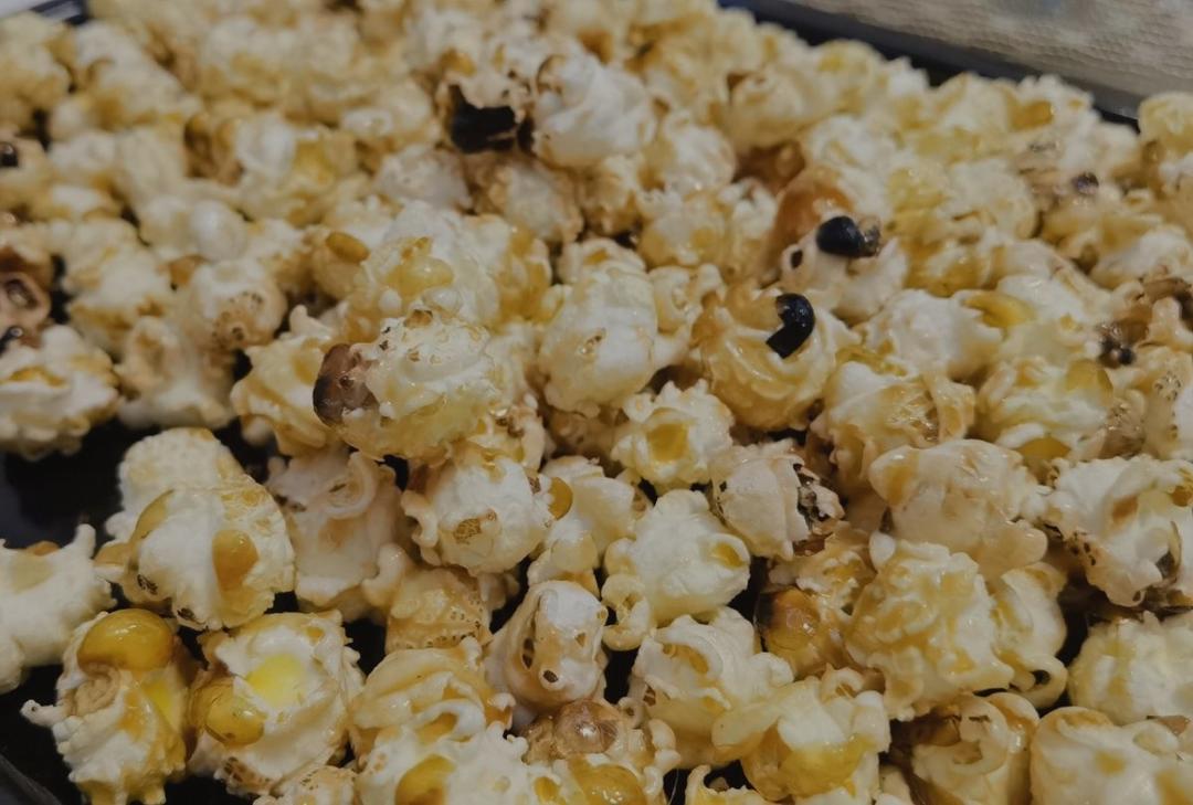 「焦糖球型爆米花」百分百球型爆米花