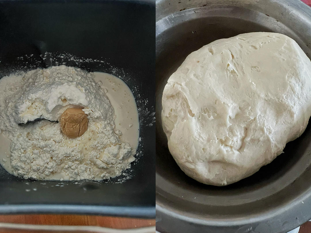 纯奶手撕吐司的做法 步骤1