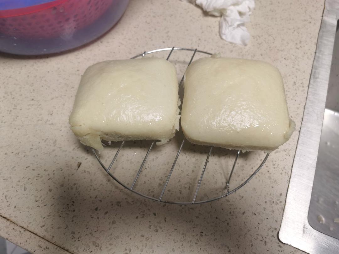 无油不加泡打粉的粘米粉发糕