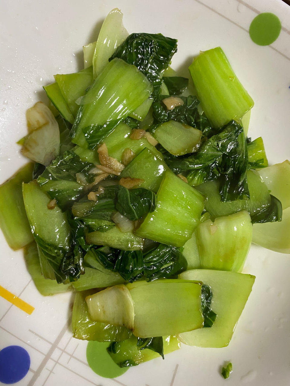 有5分钟时间就炒好的·蚝油上海青