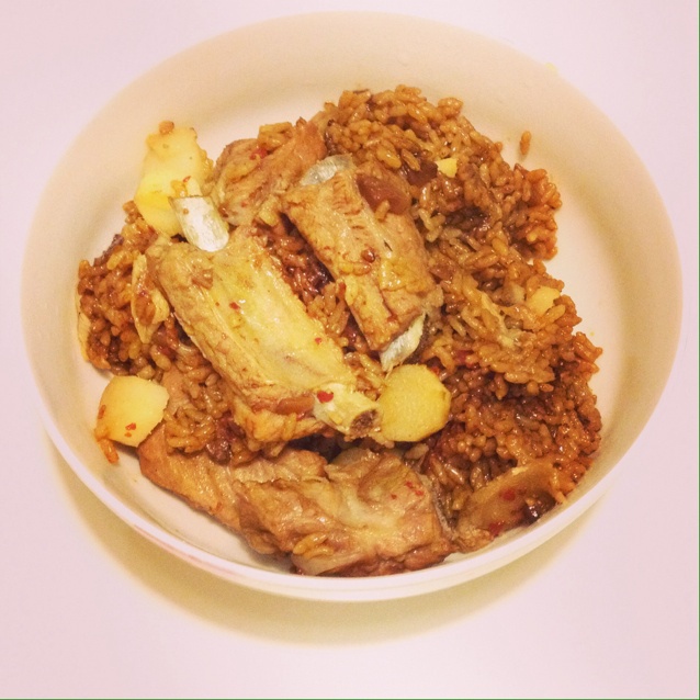 排骨焖饭