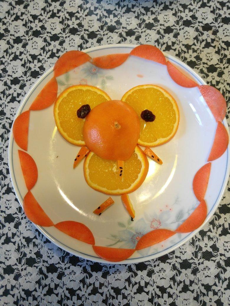 【趣味水果拼盘—大象图片】手机用户0305_9fbu_下厨房