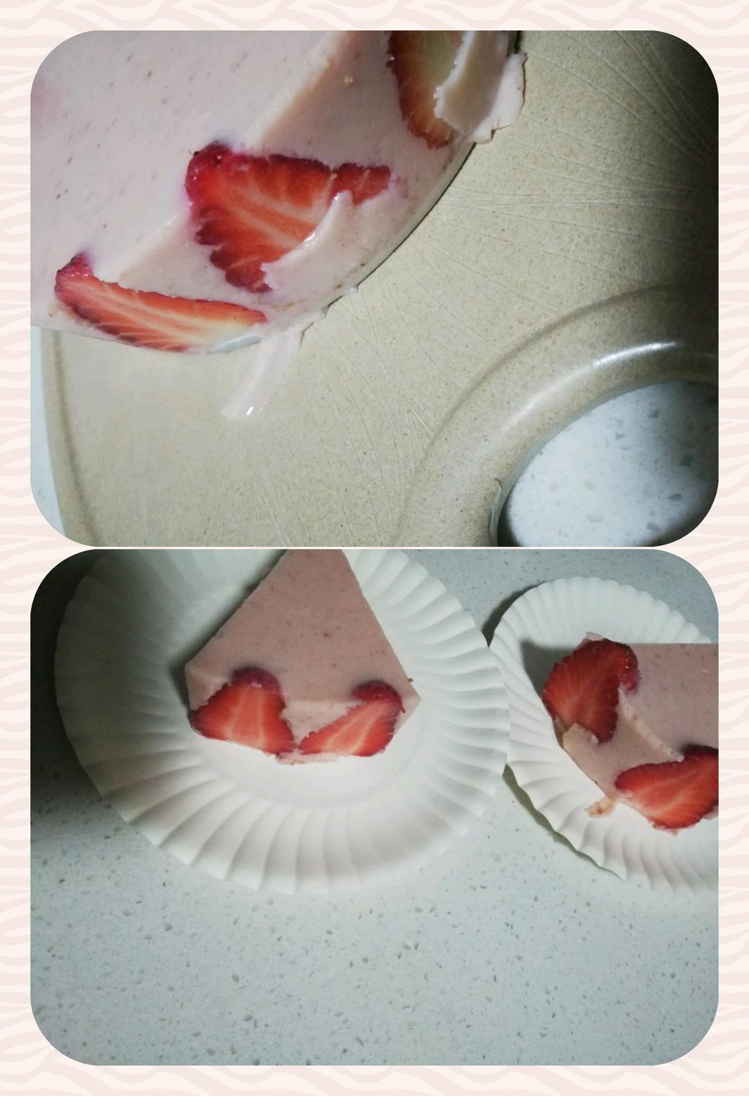 草莓慕斯，精致小甜点