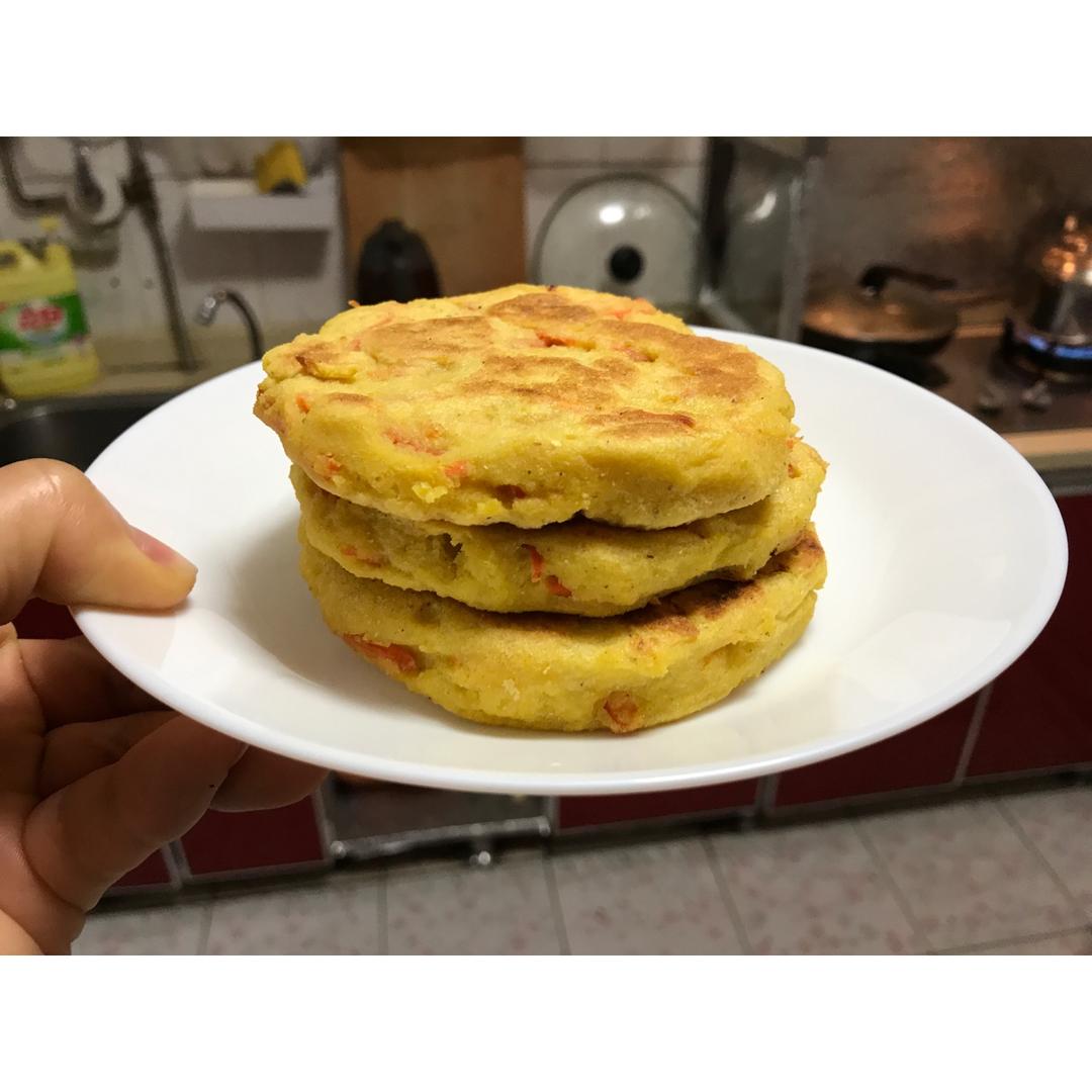 胡萝卜豆渣饼