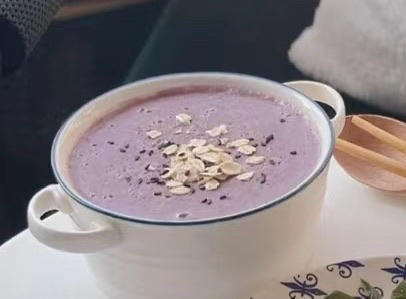 紫薯红豆燕麦奶🥛