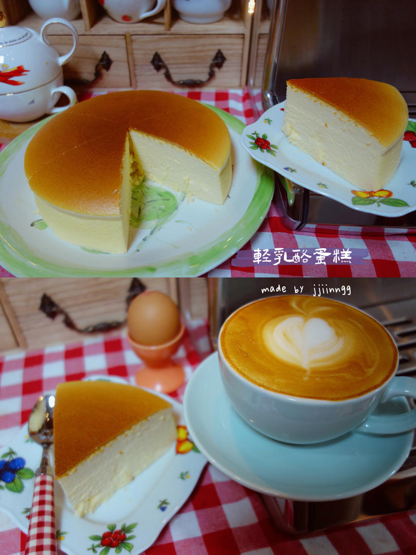 轻乳酪芝士蛋糕6寸#皮黑森林#