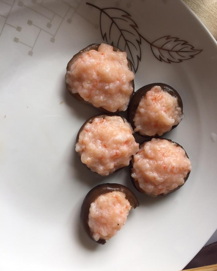 香菇鲜虾盏