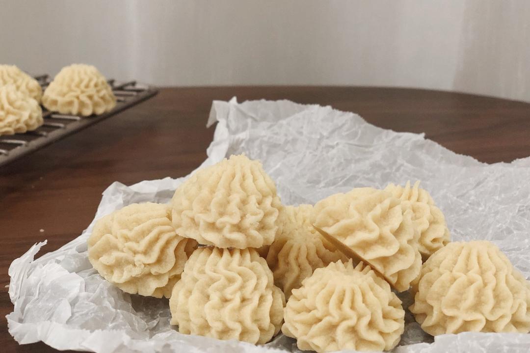 酥到掉渣的网红曲奇 牛油小花 媲美珍妮曲奇