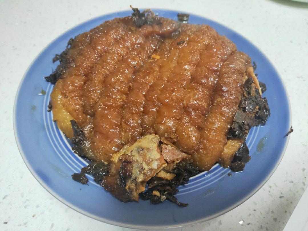 简单易行的梅干菜扣肉