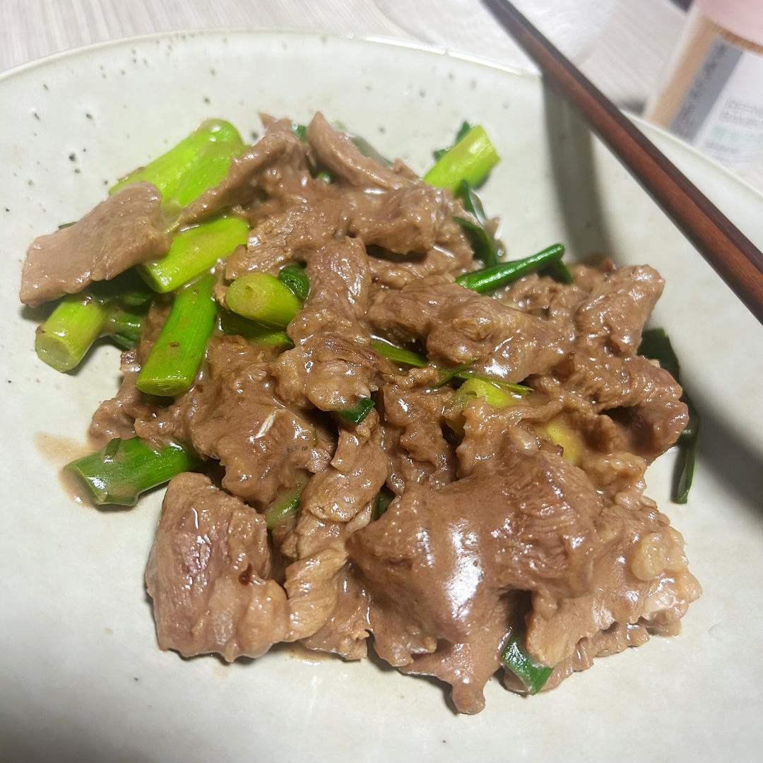 青蒜炒肉