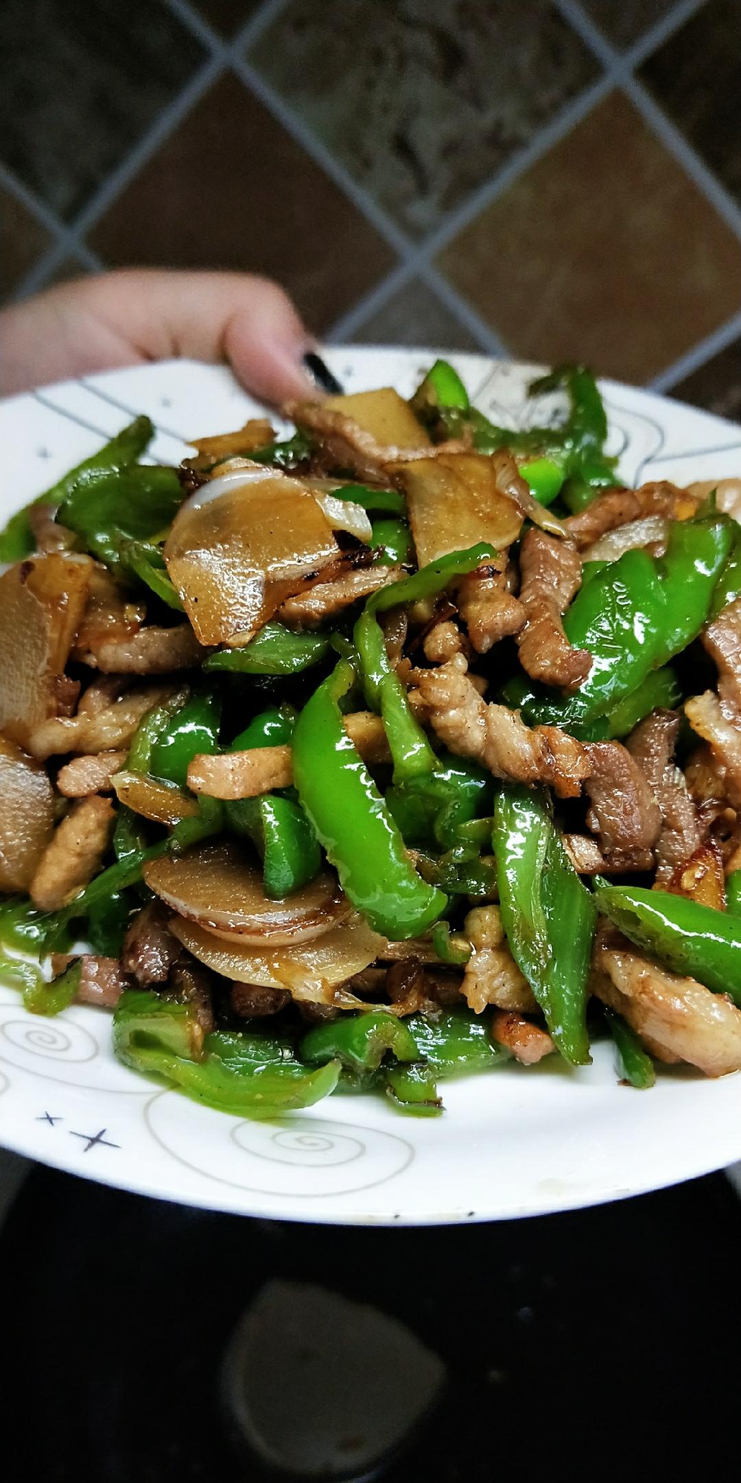 厨房新手版青椒肉丝