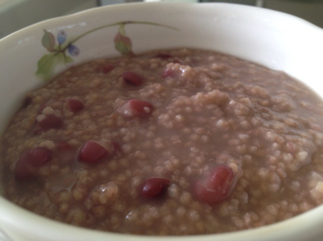 红豆小米粥