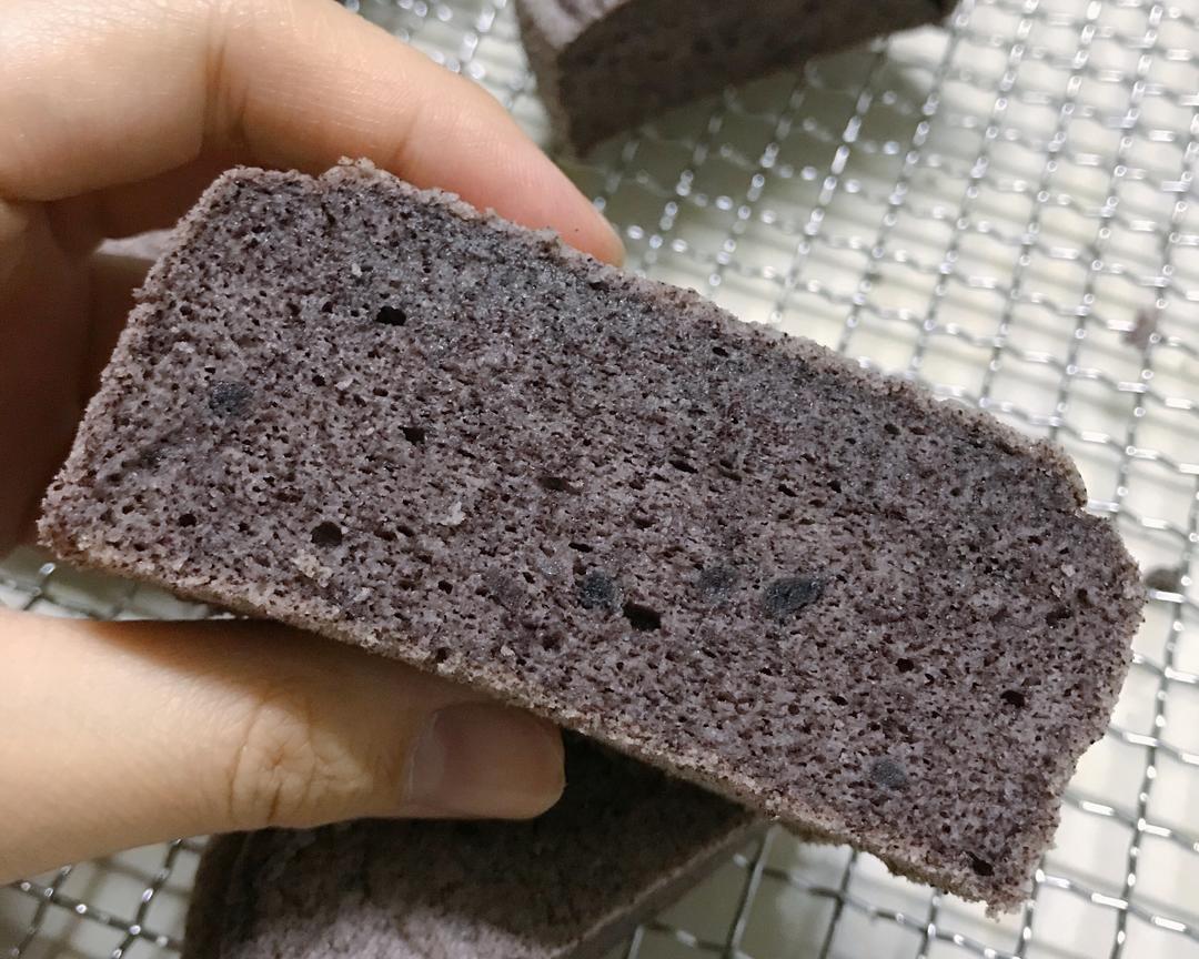 黑米蒸蛋糕