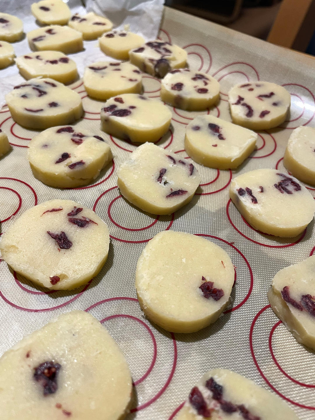 奶香浓郁酸甜酥脆的蔓越莓黄油曲奇