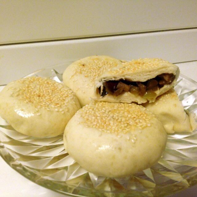 尖椒茄子馅饼