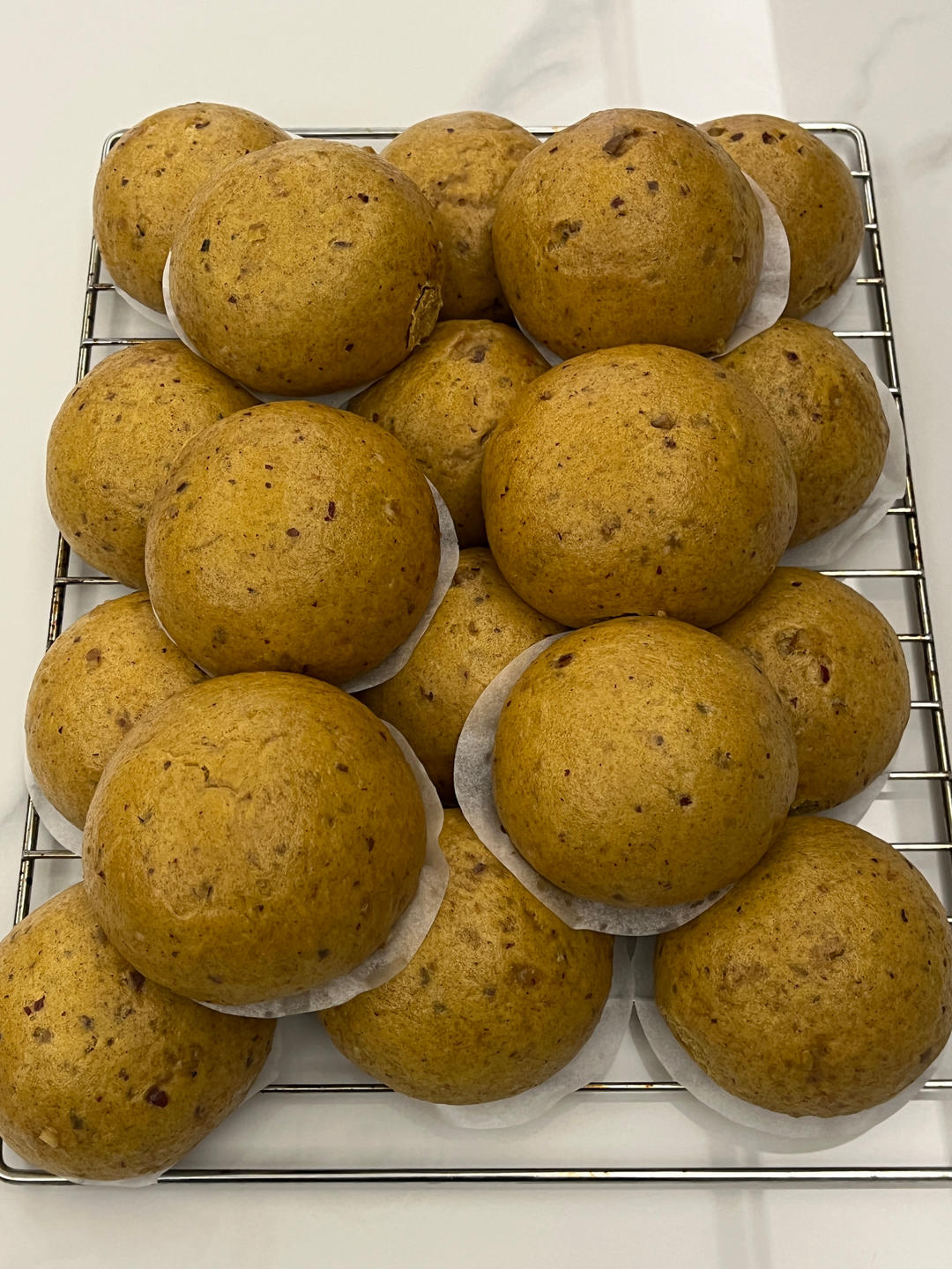 养气血中式全麦：南瓜红枣核桃馒头