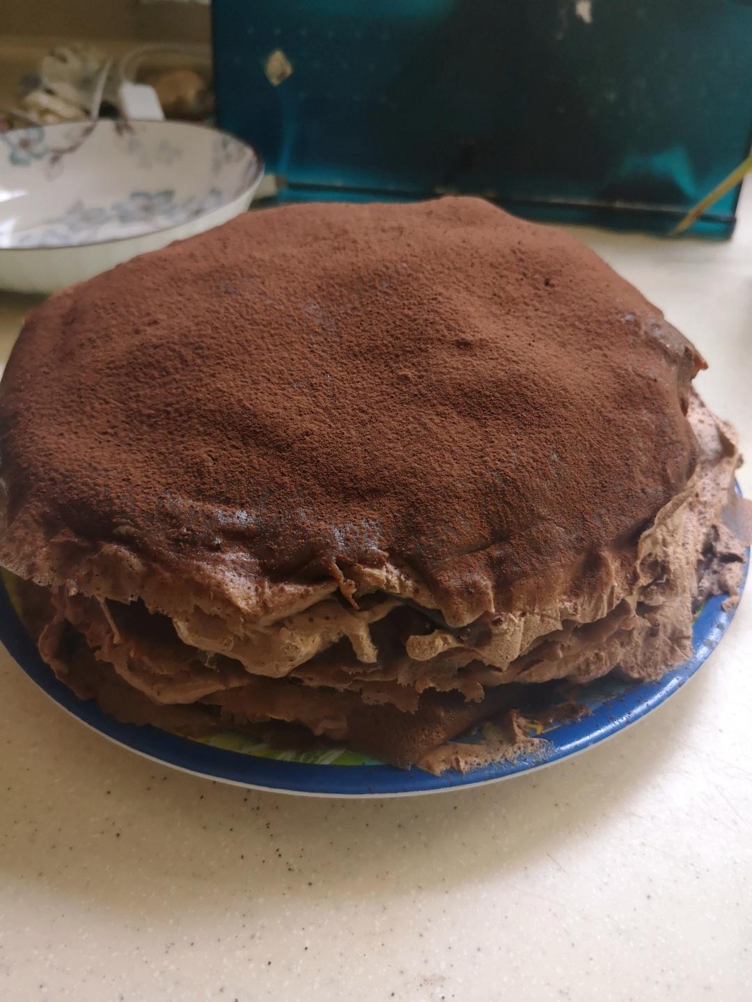 巧克力千层蛋糕