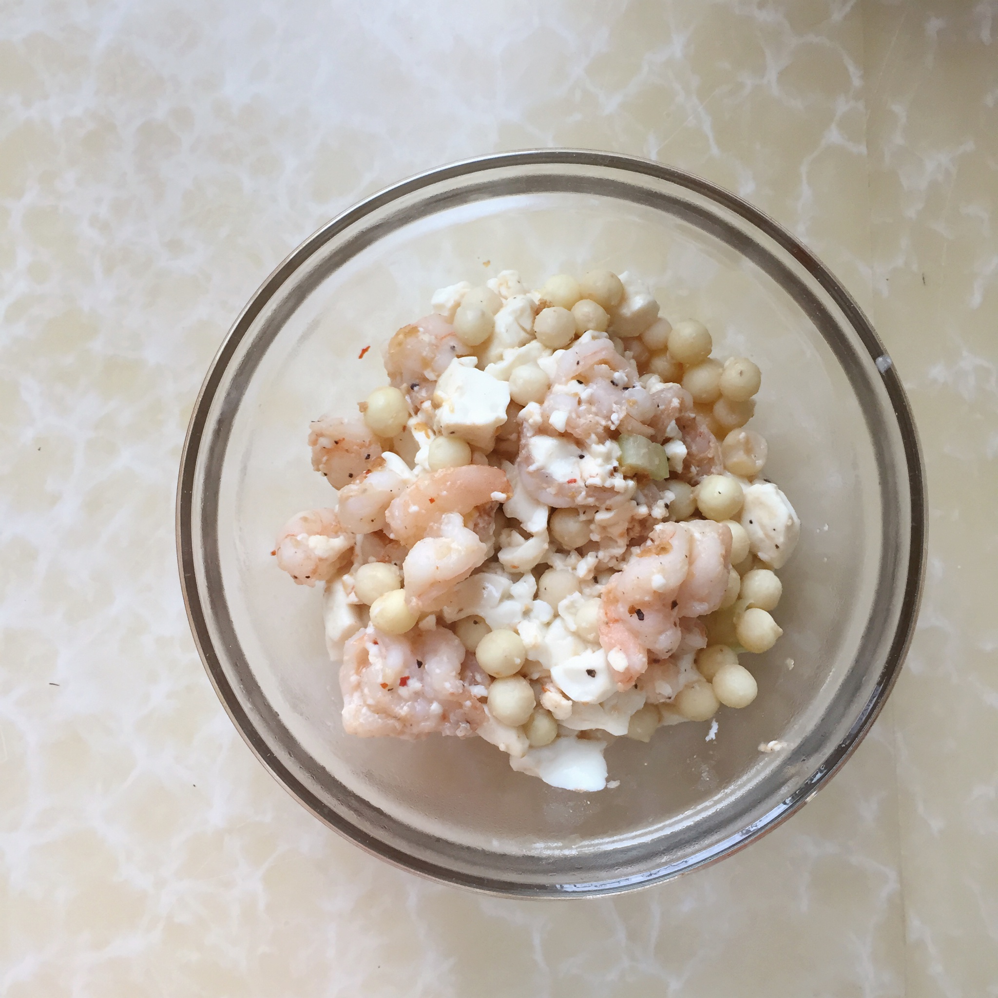虾仁毛豆烩豆腐