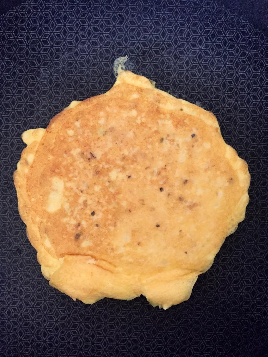 西兰花松饼（Cauliflower rice pancake gluten free)