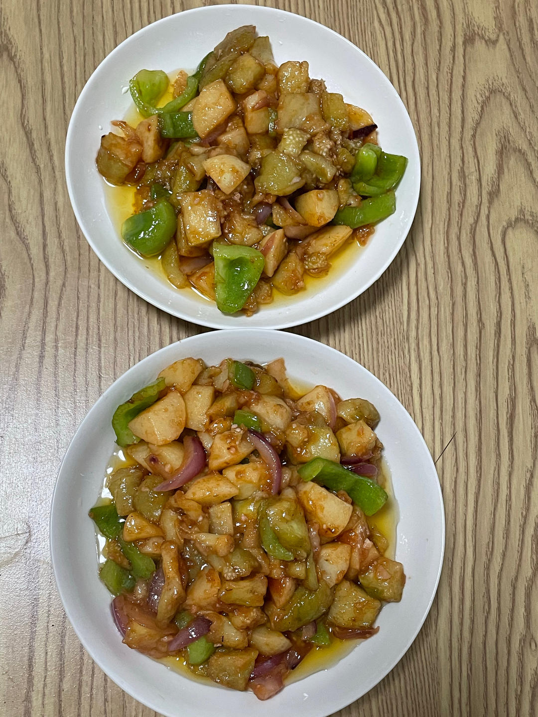 地三鲜（茄子，土豆，青椒）