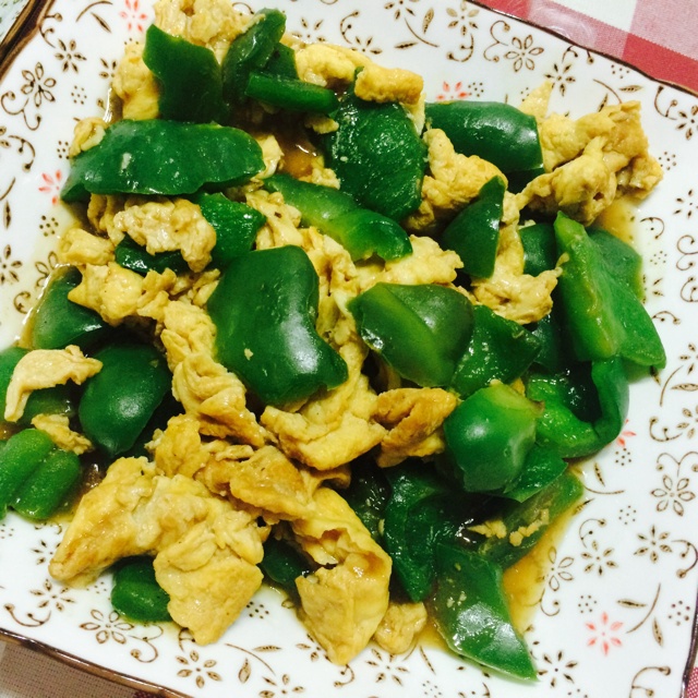 青椒炒蛋