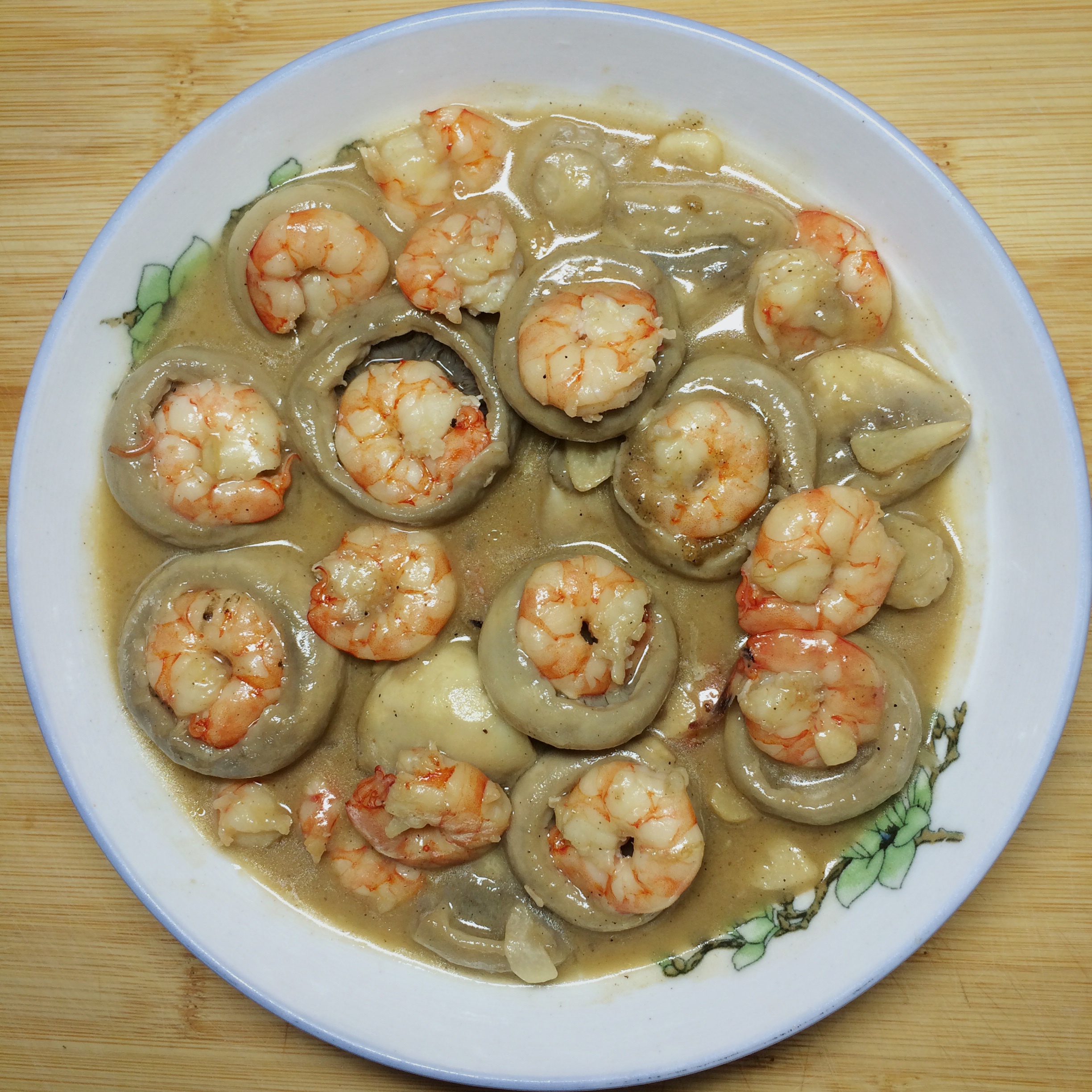 酒香蘑菇虾--本棚食堂版