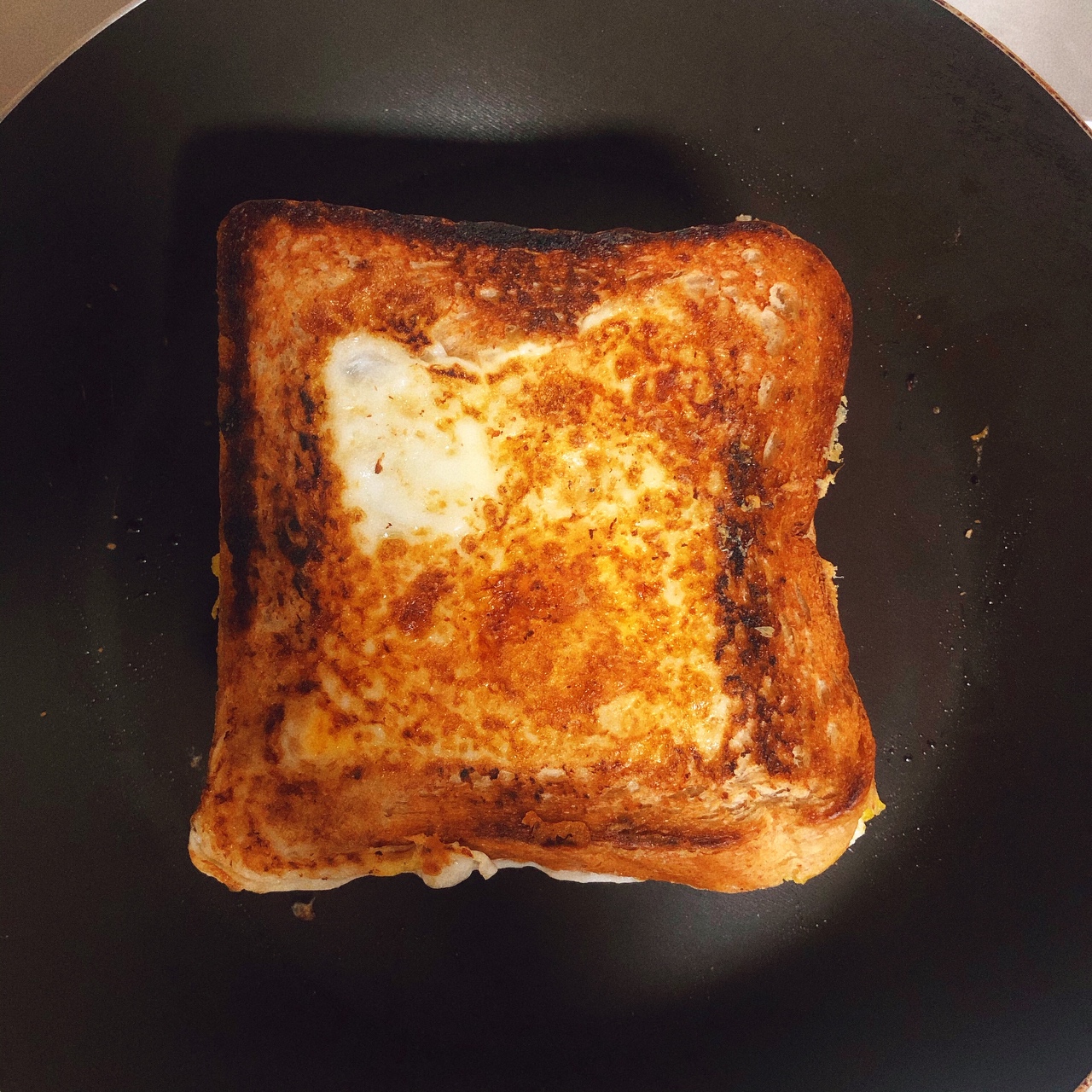 爆浆芝士火腿三明治🥪低脂早午餐（5分钟零厨艺快手）的做法 步骤10
