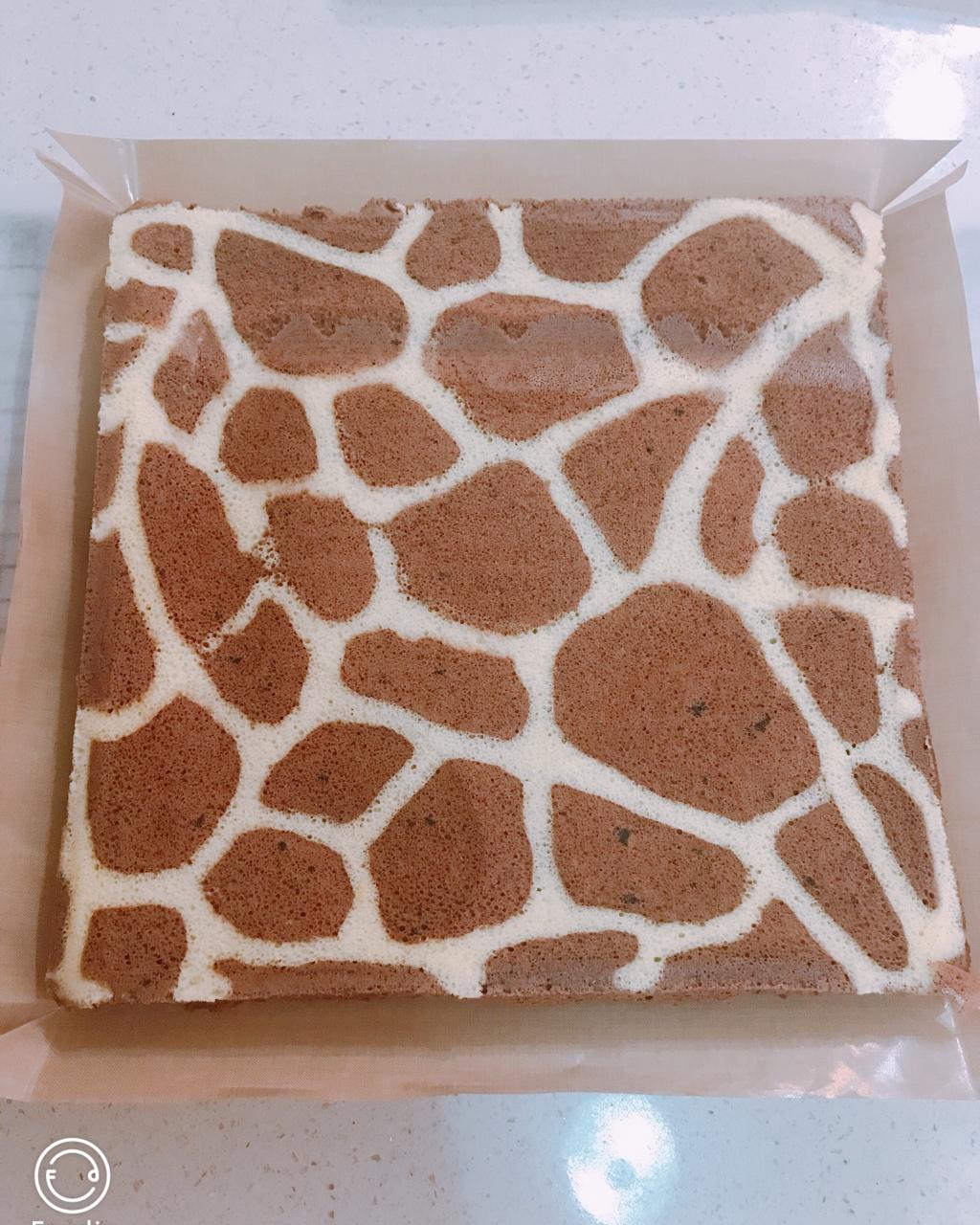 超萌长颈鹿蛋糕卷
