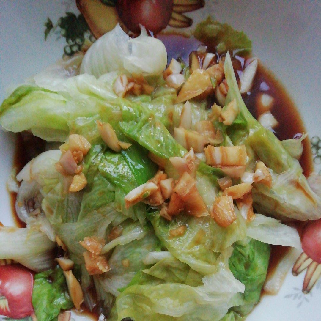 白灼西生菜