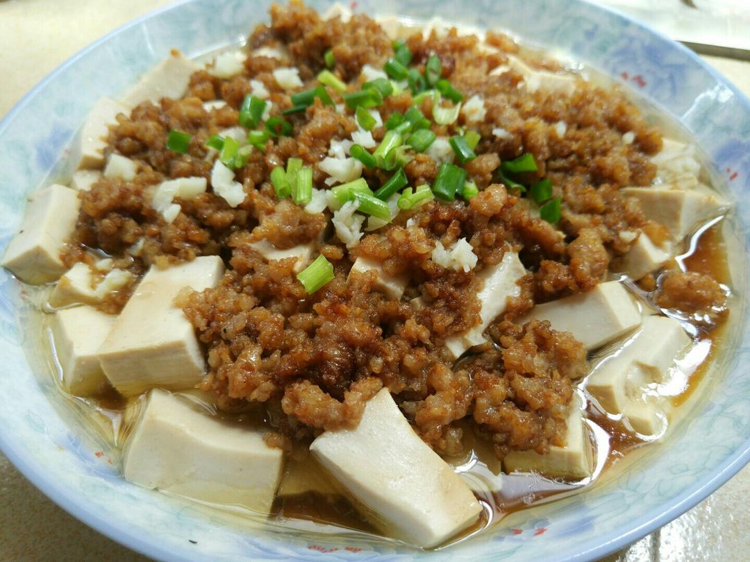 肉末蒸豆腐
