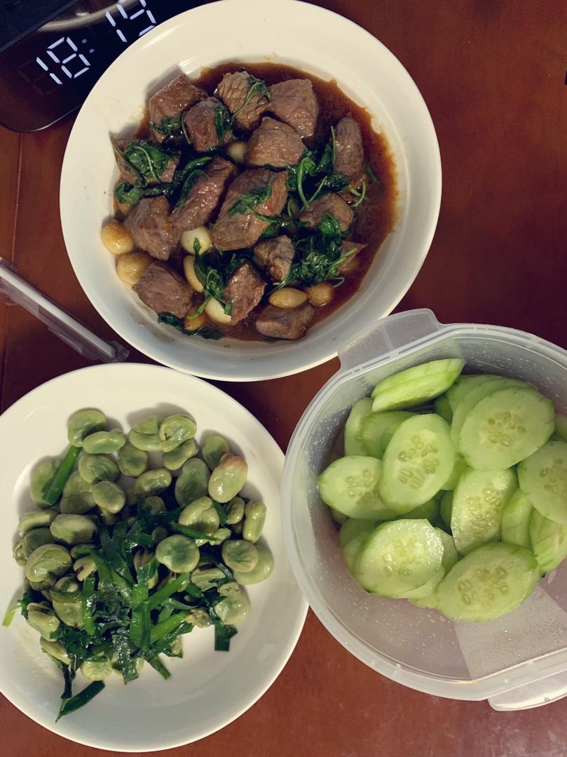 黑蒜子牛肉粒