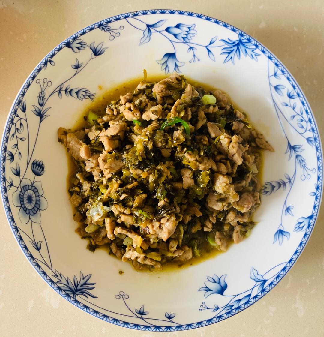 雪菜肉丝