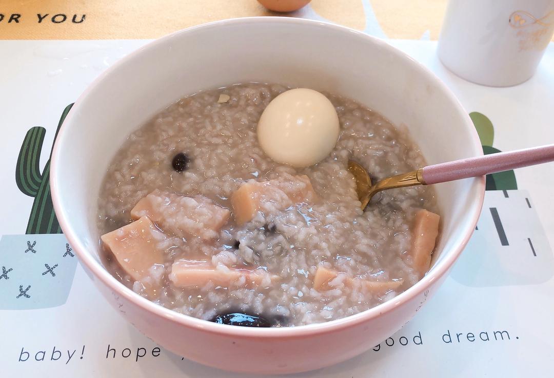 香菇火腿粥（电饭锅预约煮）