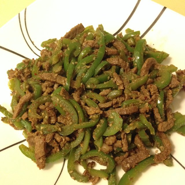 孜然炒牛肉