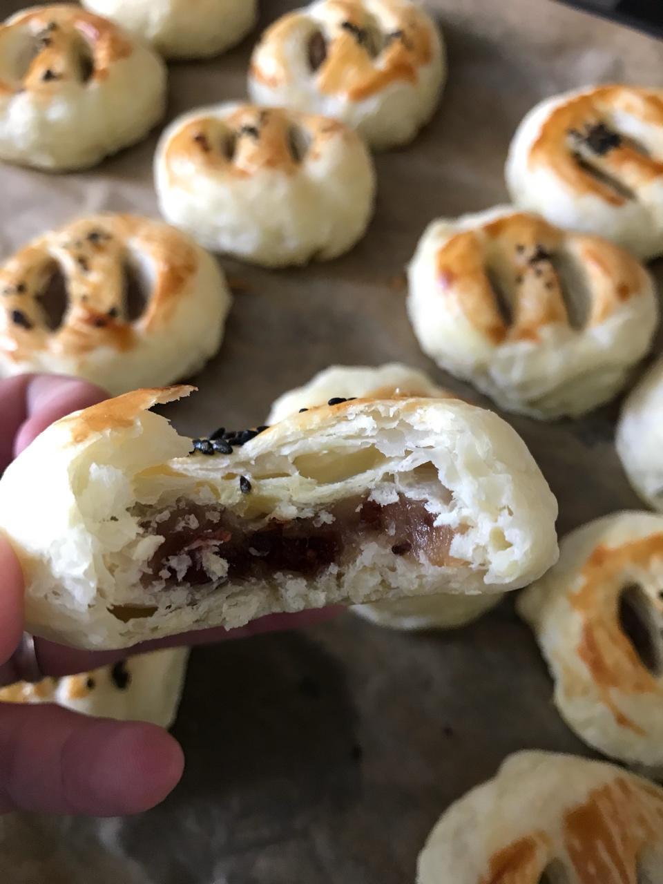 老婆饼 蔓越莓糯米馅 黄油版