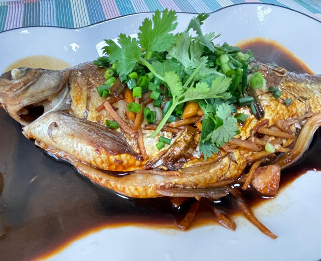一家懒人菜菜-红烧鳊鱼-家常淡水鱼的经典做法的做法