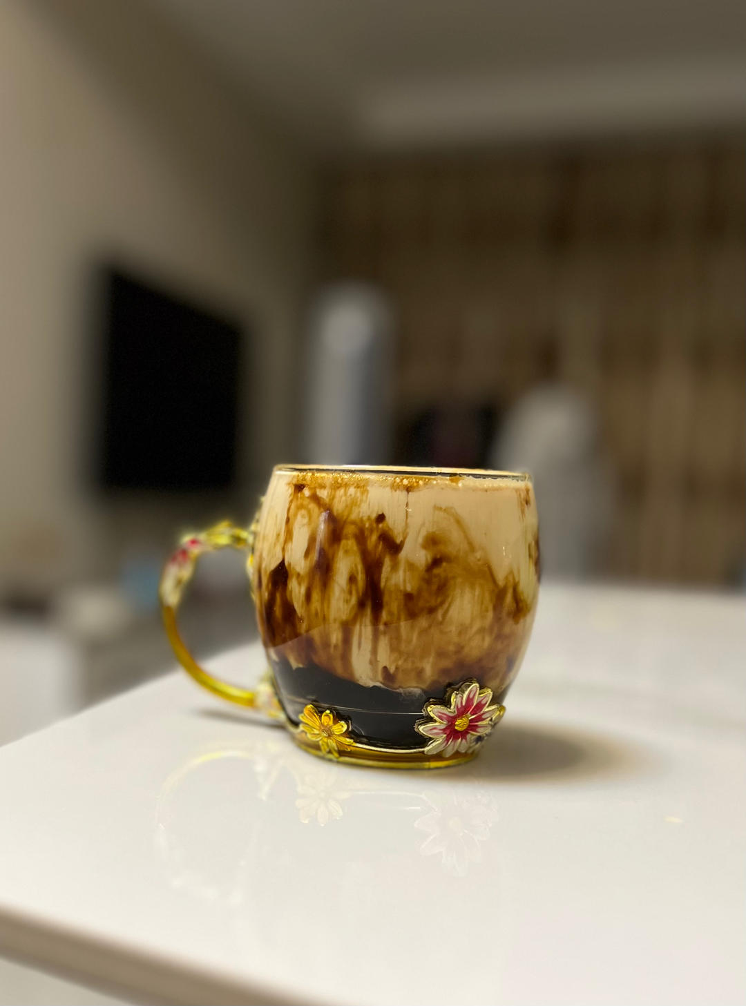 网红脏脏奶茶☕️| 黑糖挂壁珍珠奶茶|自制波霸珍珠