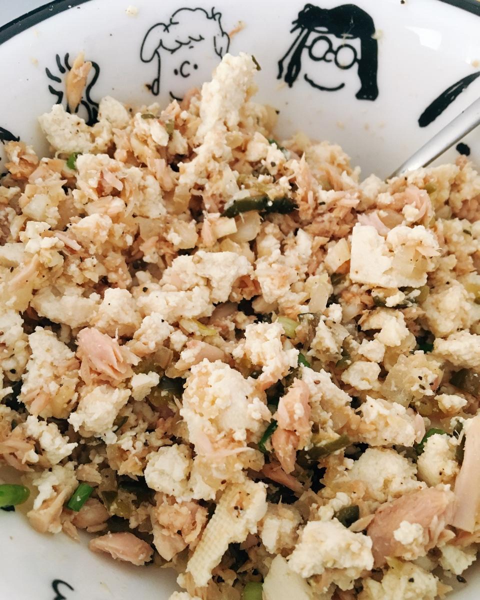 【健康三餐】金枪鱼豆腐沙拉