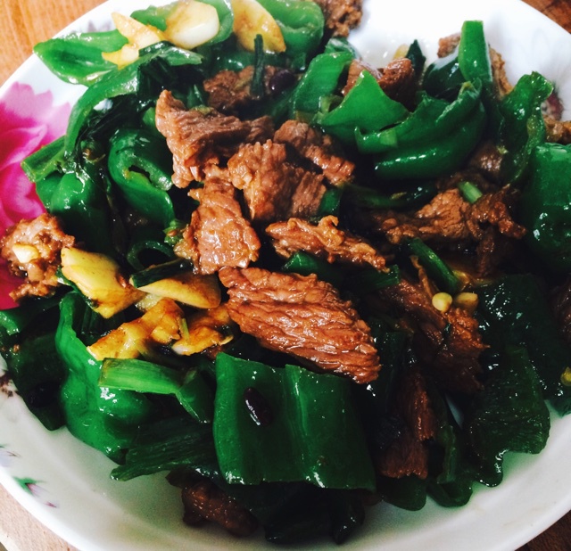 董太的私房菜--辣椒炒牛肉丝