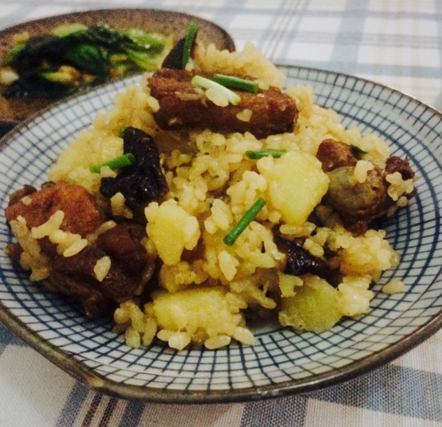 土豆排骨焖饭（多料版）