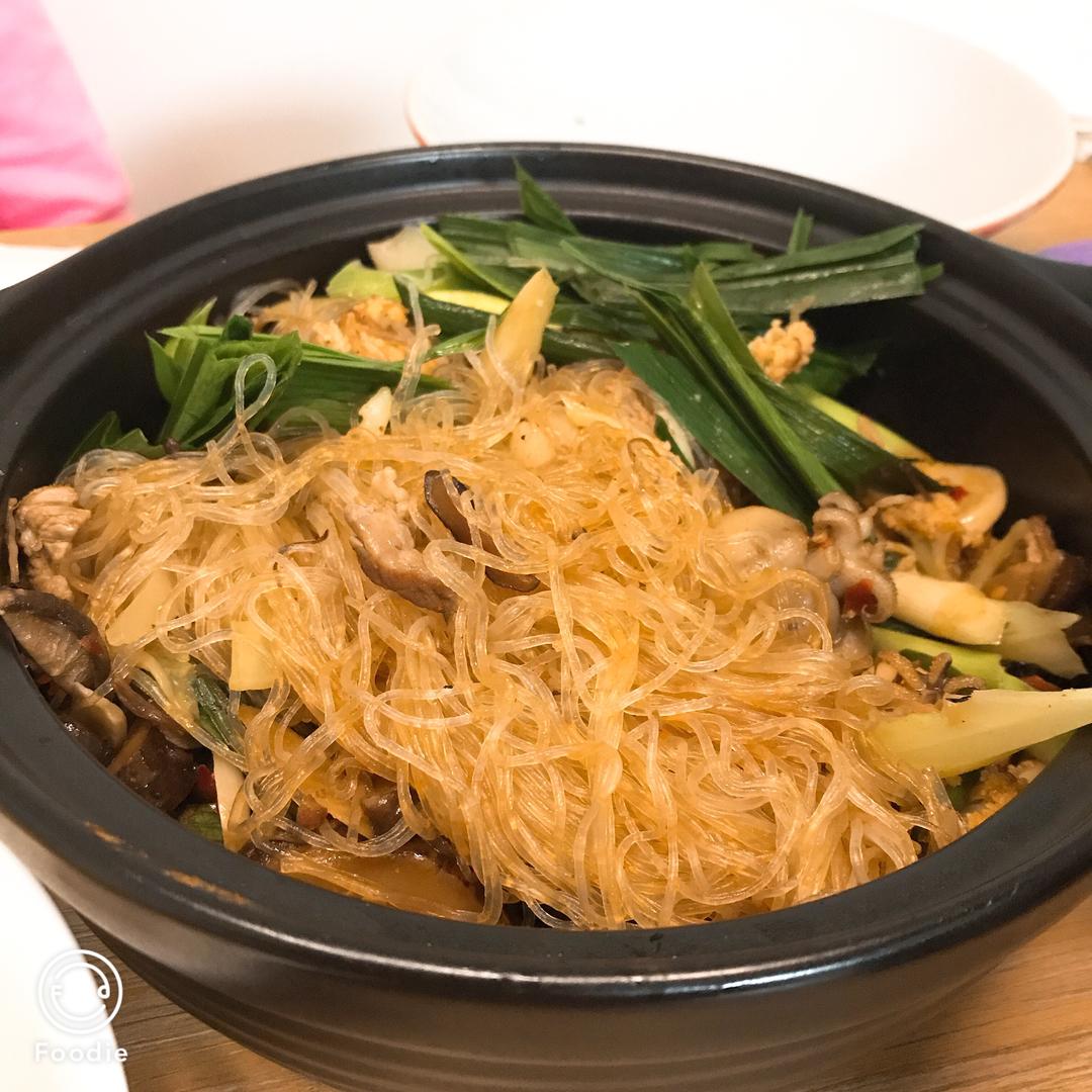 小羽私厨之墨鱼粉丝煲