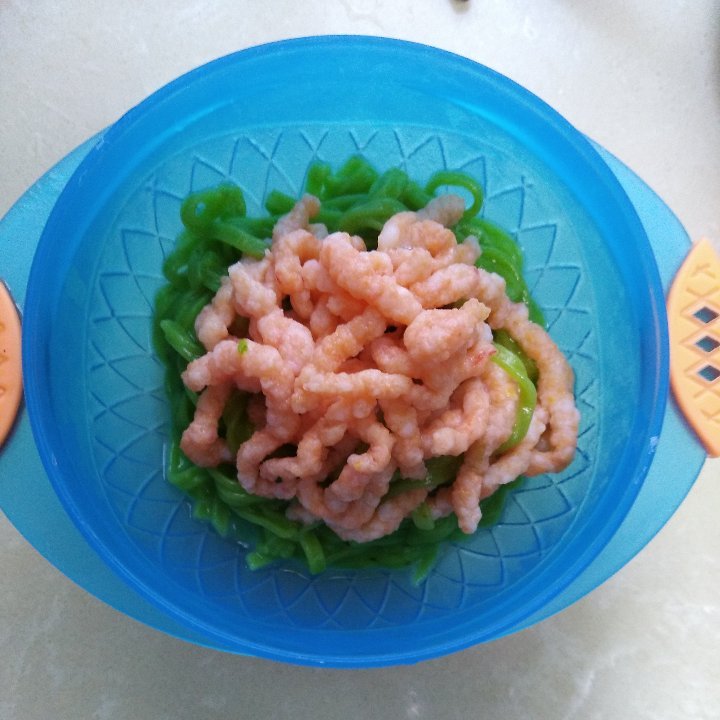 胡萝卜虾滑条  宝宝健康食谱