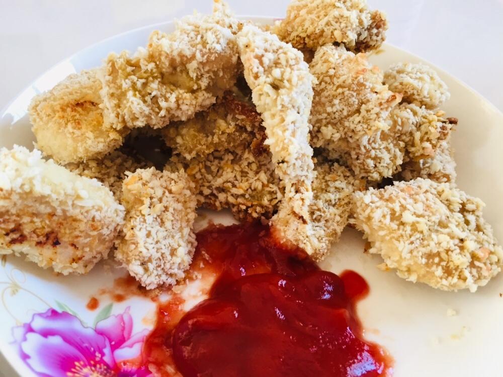 烤箱版少油鸡米花