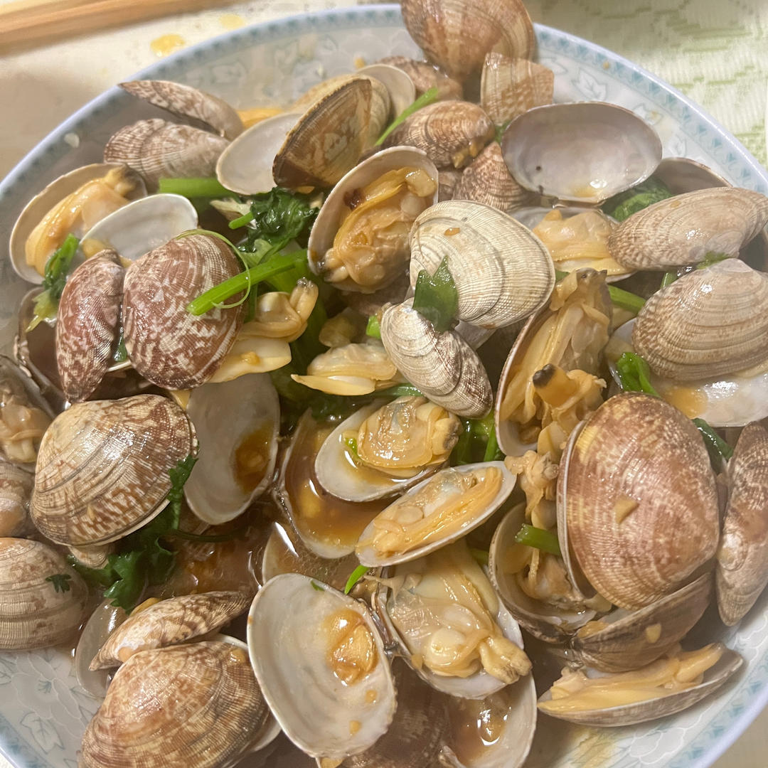 5分钟快手菜❗️秒杀路边摊爆炒花甲～好吃到爆