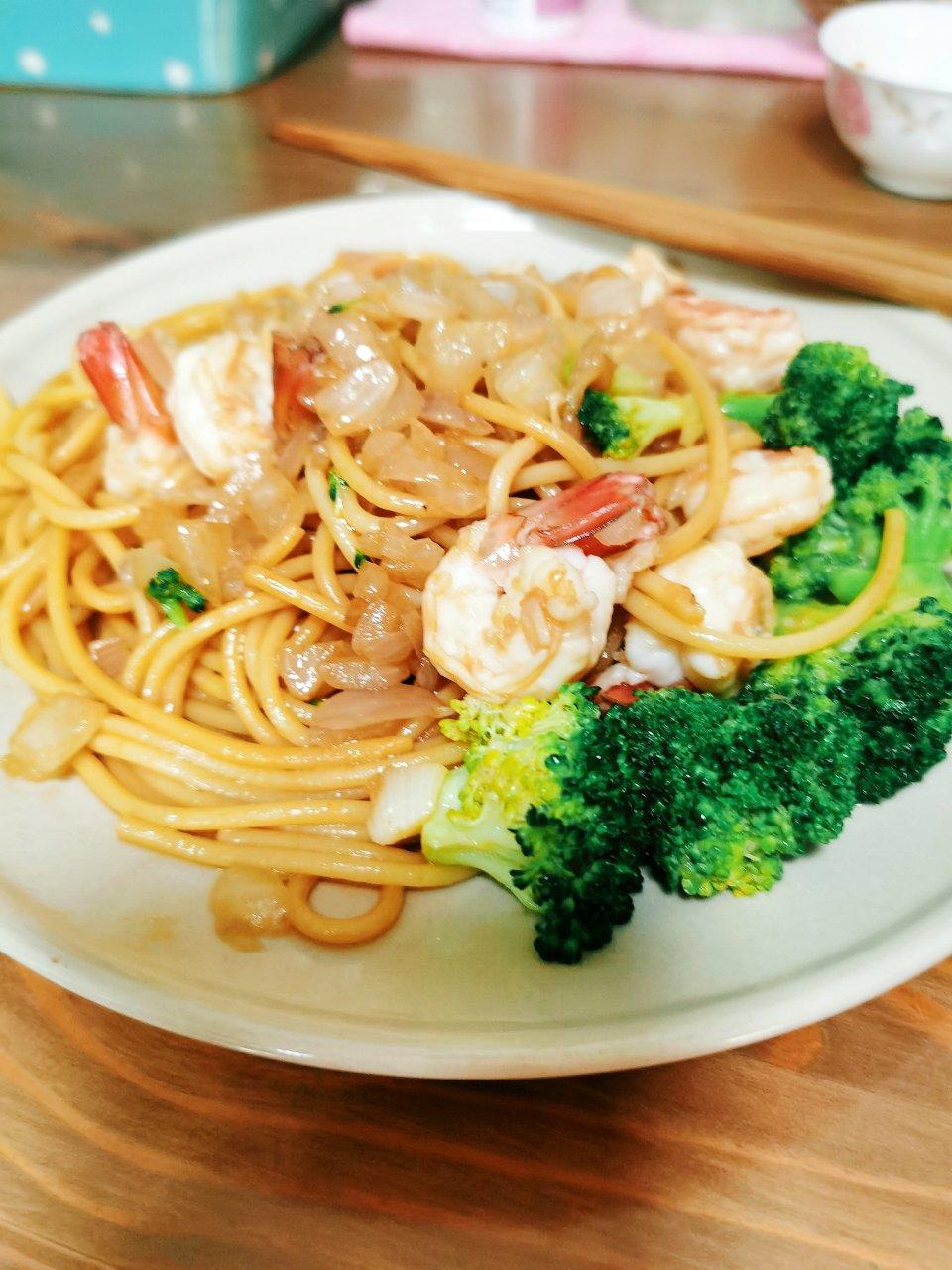 减脂|美味又低脂的虾油虾仁意大利面