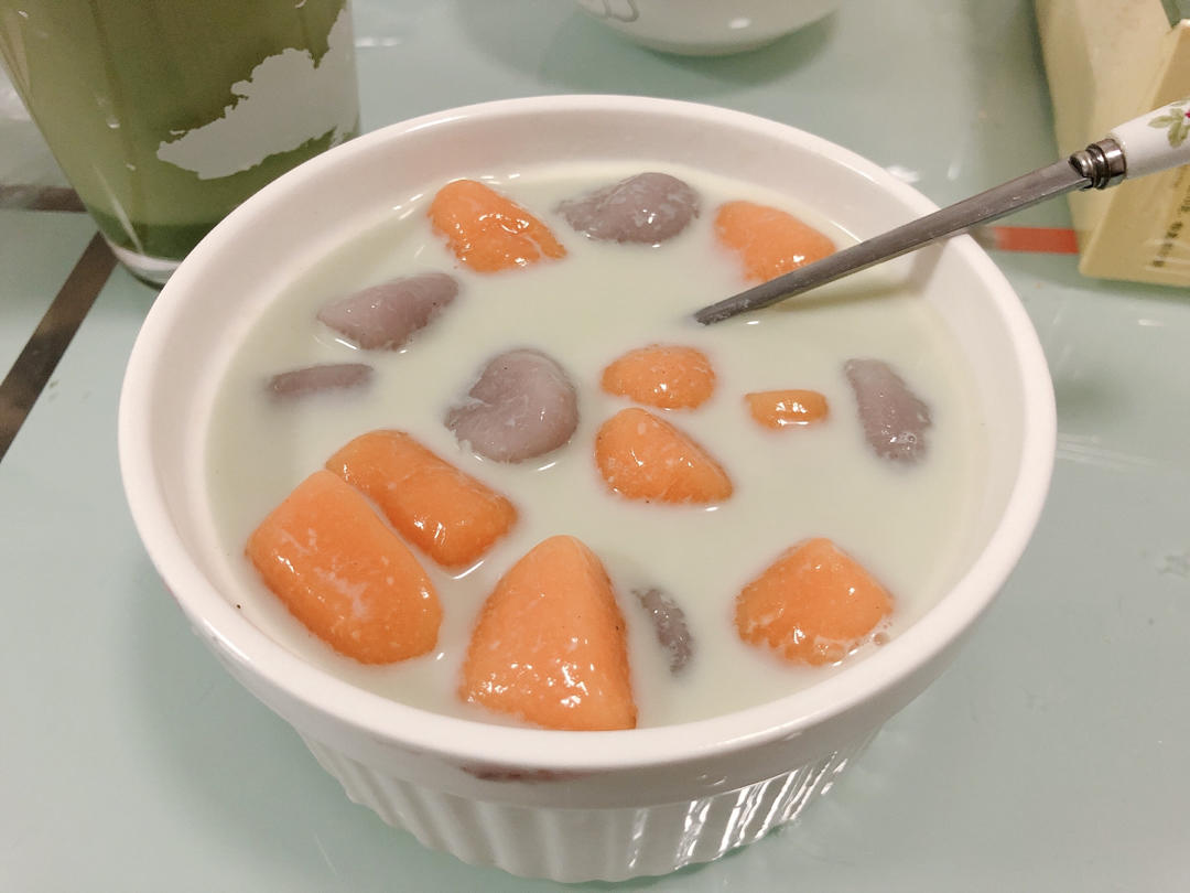 自制三色芋圆1⃣️（附上窍门详细比例）